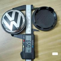 VOLKSWAGEN 4 vnt. Tinka Volkswagen ratų gaubteliai Centriniai gaubteliai naujiems ir seniems modeliams 56mm 65mm 70mm 76mm Ratų gaubtai 56mm juoda