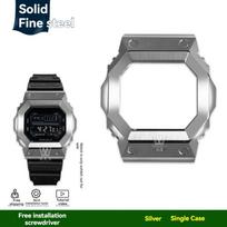 GX-56BB/GXW-56 Metal Bezel & Bracelet Kit for Casio G-SHOCK, Stainless Steel Mod Case Strap Giant G Square Men's Watch Tools For GX56BB or GXW-56
