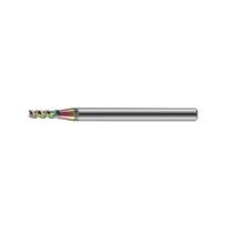 Heavy Duty 65 Degree 3 Flute End Mill Coated Aluminum Color Carving Bit U-Grooved Metal Milling Accessories