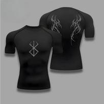 Compression Shirt Gymwear Gymclothing Animeshirt Compressor Muscle Gym Aesthetics Animewear Shape Wear Fitness Tight Fit Suit M