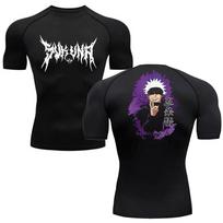Jujutsu Kaisen Tight Fitting Men's Fitness Clothing Gym Running T-shirt Rashgard Top T-shirt Quick Drying Short Sleeved T-shirt M