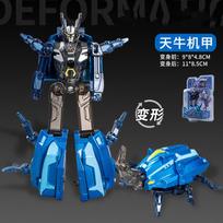 Insect 2-In-1 Mecha Transformation Toy Dragonfly Mantis Spider Scorpion Tiger Shark Transformable Robot Toys Children'S Toy Gift 2-in-1