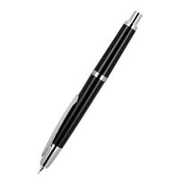 Jinhao 20 Press Retractable Fountain Pen EF/F Nib with Converter Resin Writing Gift New Pen wood fountain pen (Black,0.38mm) juoda
