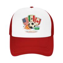 Custom Punk Unisex  Football Soccer Cups Baseball Cap Adult USA Canada Mexico Adjustable Dad Hat Women Unisex Sun Protection One Size