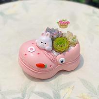 Cute Resin Animal‑Shaped Planter (Panda/Cat/Rabbit), Succulent & Cactus Pot for Home Decor
