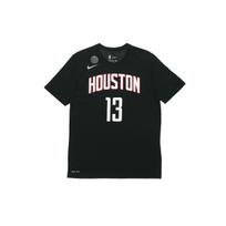 Nike SS22 NBA Harden Basketball Sports Short Sleeve Rockets 13 Black Men's 870777-013 L