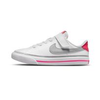 (PS) Nike Court Legacy 'White Pink Prime Light Smoke Grey' Kids' DA5381-111 EU 28