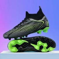 High-Top Football Shoes Men'S Autumn Spikes Broken Nails Student Children Boys Professional Training 34