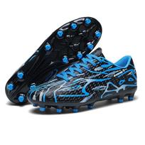 Children'S Football Shoes Men'S Ag Spikes Seamless Fly-Woven Outdoor Football Shoes Youth Artificial Grass Professional Football Shoes 31