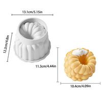 Big Raspberry Mousse Cake Silicone Mold Mold For Chocolate Puddings Desserts Breads Diy Candles Multipurpose Strawberry Mould balta