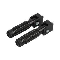Enduro Foldable 1 Pair Motocycle Aluminum Rearset Footrests Foot Pegs Fit Modified Motorcycle Moto Acessorios juoda