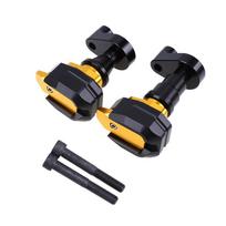 1 Pair Falling Protect Aluminum Motorcycle Frame Sliders Motocicleta Anti-Crash Pad Fit For Yamaha R6 2006-2007 MTB Motorbikes auksas