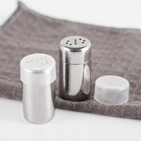 2pcs, Stainless Steel Mini Spice Jars, Portable Outdoor Salt and Pepper Shakers