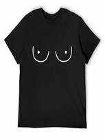 Boobs T-Shirt Boys Animal Print Vintage Clothes T-Shirts Oversize Animal Prinfor Boys Mens Graphic T-Shirts Big And Tall S įvairiaspalvis