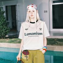 LEMANISM American Letter Sleeveless Tank Top M abrikosas