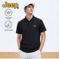 JEEP Men's Cool-Touch Anti-Wrinkle Quick-Dry Polo Shirt 2XL