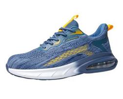 Fashion Security Shoes for Men Work Shoes Anti-smash Steel Toe Shoes Anti-puncture Protective Shoes Man Air Cushion Sneakers 36
