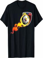 Colombia Pelota En Llamas Soccer Futbol Tshirt T-Shirt S įvairiaspalvis