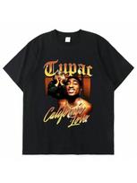 Summer Fashion T-Shirt Rapper  Tops Hip Hop Streetwear Oversized Short Sleeves Tee Shirt unisex Wounisex T Shirt Goth S įvairiaspalvis