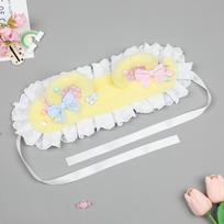 Pūkuota lokio ausų plaukų juosta su kaspinėliu Lolita Bandeau Mielos katės ausys galvos juosta Lolita Aksesuarai yellow-bear ear