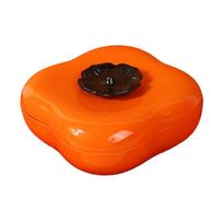 With Compartment Fruit Tray Persimmon Appearance Snack Serving Plate Lidded  Platter  Holiday