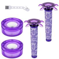Filtres Compatible Dyson V8 Advanced (SV25) Kit Pré-filtre Étoile + Filtre HEPA Remplace 965661-05 967478-05 Phonillico®