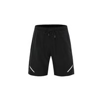 Men's Quick-Dry Athletic Shorts, Elastic Waist Drawstring Workout Shorts With Reflective Stripes S juoda
