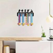 Creative Football/Running Medal Hanger Display Stand For Wall Home Badge Competition Gymnastics Swimming Medal Winner Iron Art one size