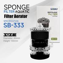 Aquarium Filter Fish Tank Shrimp Pond Air Pump Biochemical Sponge Filter Fish Tank Bio-Sponges With Media Ball Oxygen Increasing A
