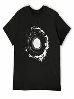 Abstract Moon Art Motive T-Shirt Topping Fashion Shirts Hippie Clothes unisex Cotton T Shirts S įvairiaspalvis
