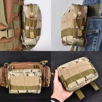 Tactical Multifunctional Molle Sub-Bag Pouch for Customizable Cycling and Sports