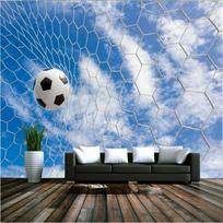 Sportinis futbolo tapetas Modernus svetainės miegamojo tapetas Namų dekoravimas 200 cm(W) x 140 cm(H)