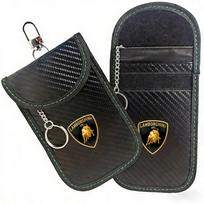 Car Key Case Signal Blocker Bag RFID Shielding Pocket For Lamborghini LP570 LP610 Urus LP700 LP770 Gallardo Aventador Accessory