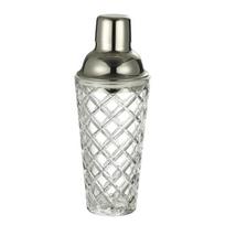 Crystal Glass Cocktail Shaker, 17oz Martini Shaker Glass
