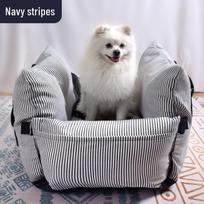 Universal All-Season Rear Car Seat Dog House - Detachable, Washable, with Handle 76*52*40cm Large Dog Back Seat