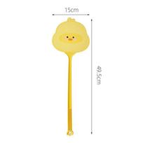 Plastic Fly Swatter Durable Mango Yellow Pest Control Bat Flying Insect Bat Pendable 49.515cm Swatter Long Handle Flyswatter