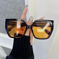 Designer Cat Eye Sunglasses Female Male Lovely Square Sun Eyewear Female Male Big Frame Mirror Casual Oculos De Sol Other
