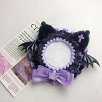 Lovely Lace Magnetic Anime Badge Holder Bear Heart Pins Display Base Bow Star Ornate Ribbon Badge Flower Badge Display