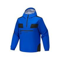 Skechers Half Zip Pullover Woven Hooded Long Sleeve Jacket Men Jackets Sky-Blue P125M003-00JG M
