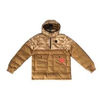 Nike LeBron Hybrid Half Pull Chain Warm Down Jacket Wheat Yellow Men's AT3905-790 M