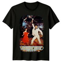 Šeštadienio vakaro karštinė (1977 m.) Filmo plakato įkvėpti marškinėliai Retro 70-ųjų stiliaus marškinėliai Unisex S