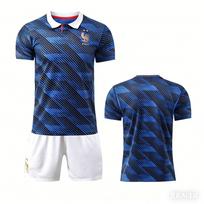 2026 World Cup France home football jersey No. 10Mbappe short-sleeved cross-border jersey national team jersey summer size 16