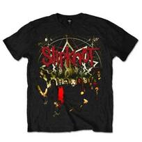 Slipknot Men's Waves Short Sleeve T-Shirt, Black, XX-Large 4XL