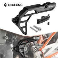 For 2016-2025 Husqvarna 701 Supermoto 701 Enduro Sprocket Chain Guard Cover Motorcycle Engine Case Saver for GasGas 700 SM ES juoda