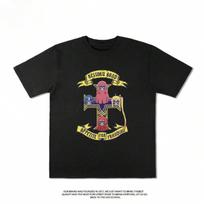Guns N 'Roses Band Lonely Rock Co-Branded Anime  Brand Short Sleeve T-Shirt Summer Cotton Loose Clothes High Quality Tee S įvairiaspalvis