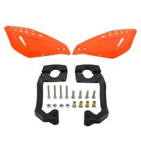 Motorcycle Handguard Protector Shield Windproof 22mm Universal Motorbike Hand Guard Protctive Gear For ATV Quads Enduro DirtBike oranžinė
