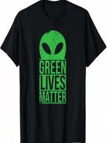 Storm Area 51 Green Alien Lives Matter Funny Aliens UFO T-Shirt S įvairiaspalvis