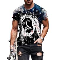 Summer new hot selling sexy girl 3D printed T-shirt, neutral hip-hop fun Harajuku short sleeved T-shirt XXS