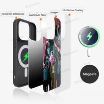 L-Linkin Meteora P-Park Phone Case Magnetic Case For IPhone 16 14 13 12 11 15 Pro Max Plus For Magsafe Wireless Charge Cover For iPhone 16pro max