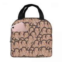 Nicolas Cage Meme Insulated Lunch Bag for Women Children Portable Food Boxes Thermal Lunch Box Tote One Size
